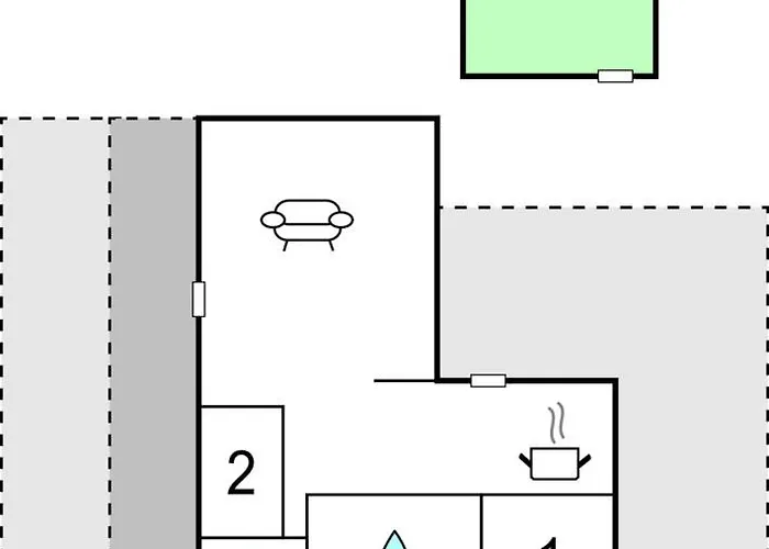 펜션 With Fireplace V Væggerløse